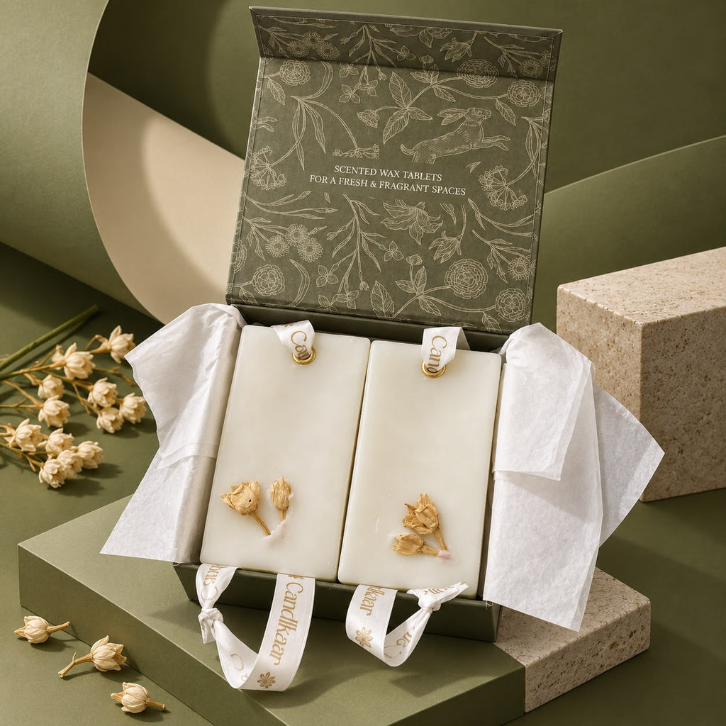 SOY WAX TABLET ( JASMINE & VANILLA )