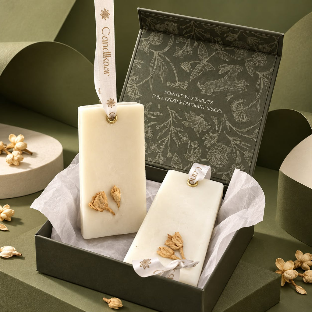 SOY WAX TABLET ( JASMINE & VANILLA )