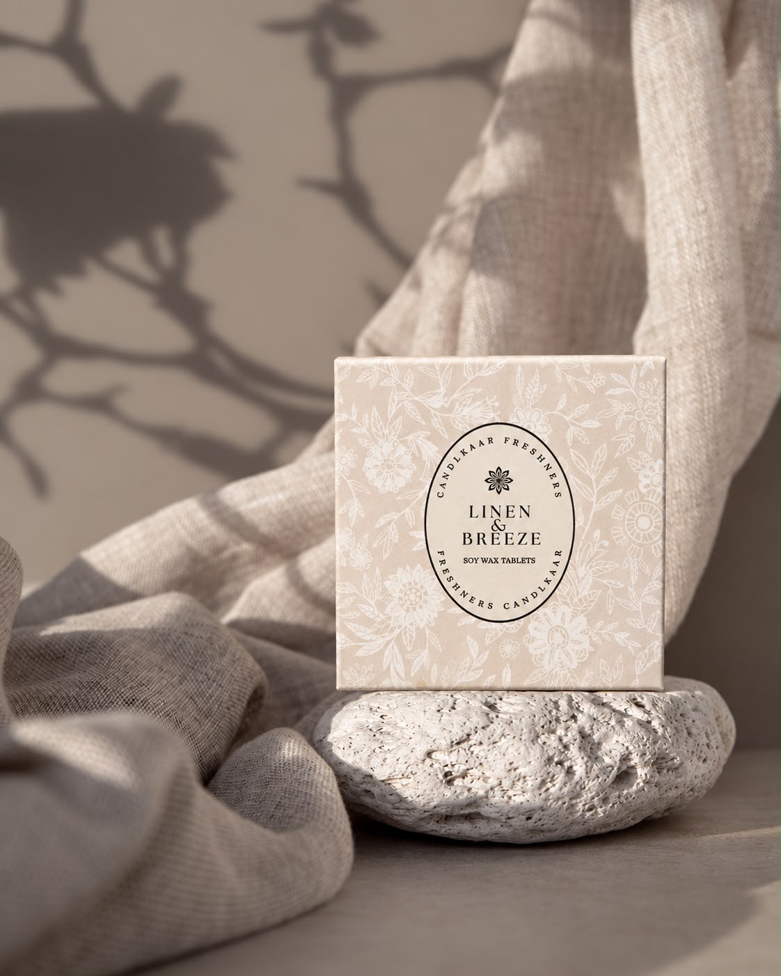 SOY WAX TABLETS ( LINEN & BREEZE )
