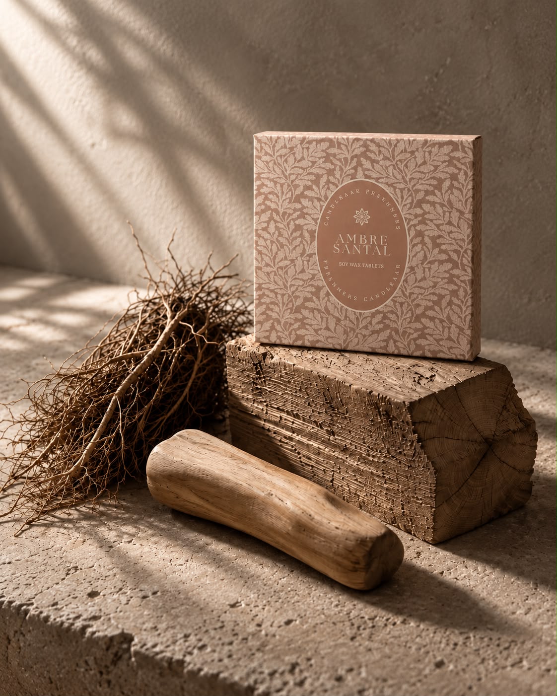 SOY WAX TABLET (AMBRE SANTAL)