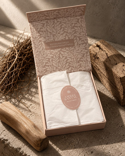 SOY WAX TABLET (AMBRE SANTAL)