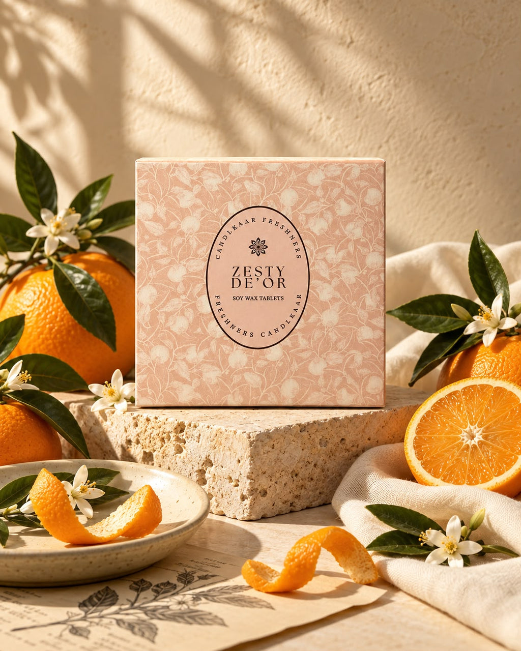 SOY WAX TABLET ( ZESTY DE'OR )